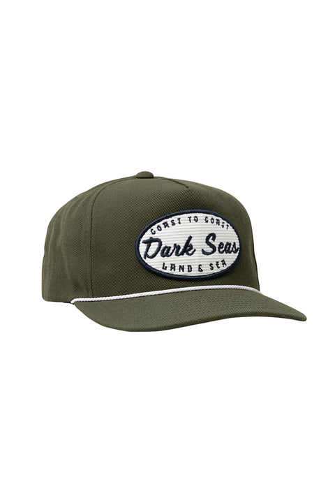 Dark Seas Royce Hat - Olive- Front