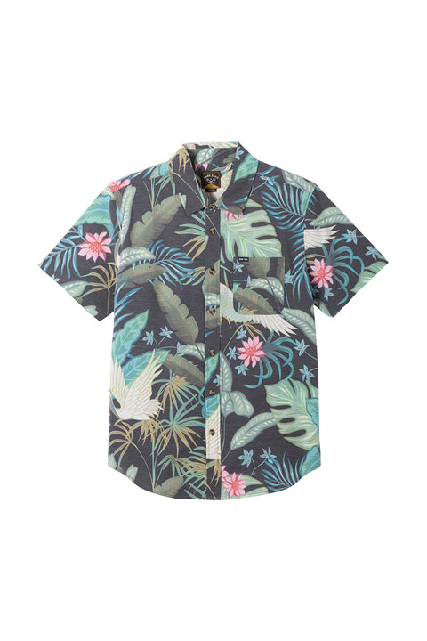 Dark Seas Terra Vista S/S UV Shirt - Black- Front