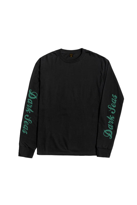Dark Seas The Fallen Stock L/S T-Shirt - Black- Front