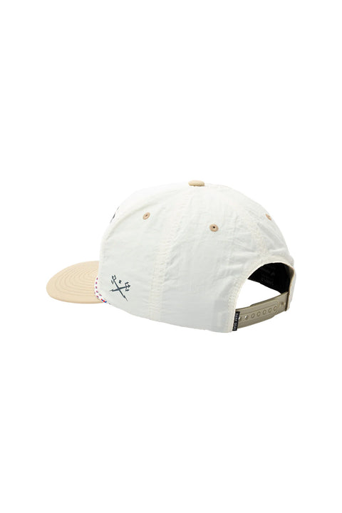 Dark Seas Tiki Time Hat - Off White / Khaki- Back
