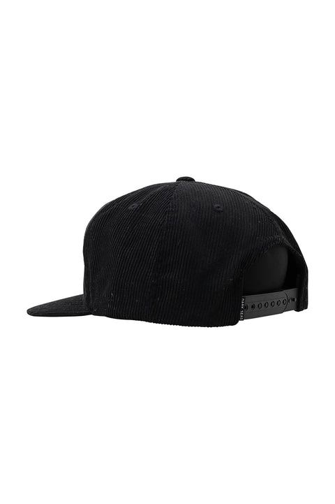 Dark Seas Tridents Corduroy Hat - Black - Back