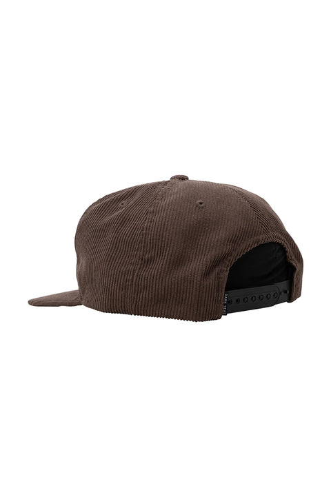 Dark Seas Tridents Corduroy Hat - Brown - Back