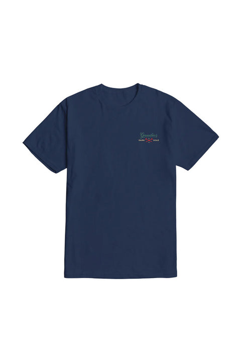 Dark Seas Watchman Premium T-Shirt - Navy- Front