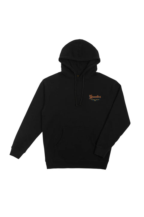 Dark Seas Watercraft Pullover Hoodie - Black- Front