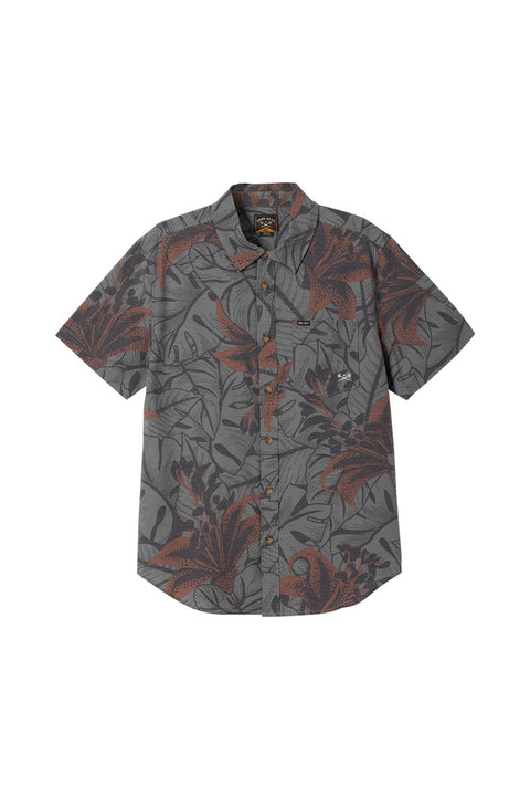 Dark Seas Webster SS UV Shirt - Charcoal- Front