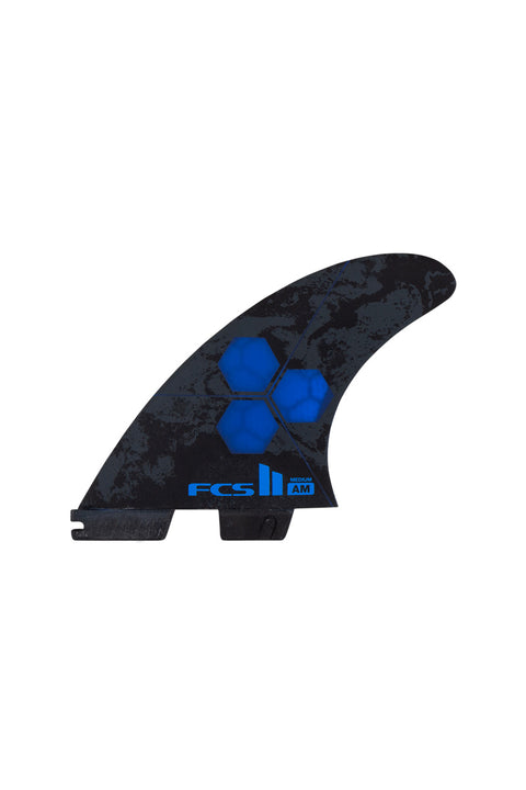 FCS II AM PC Medium Quad Rear Fin Set - Cobalt- Front