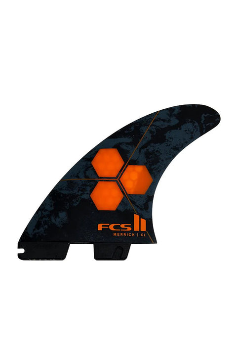 FCS II Al Merrick PC XLarge Tri Fin Set - Orange- Front