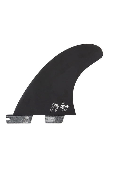 FCS II Gerry Lopez Tri-Quad Fin Set - Black- Backside