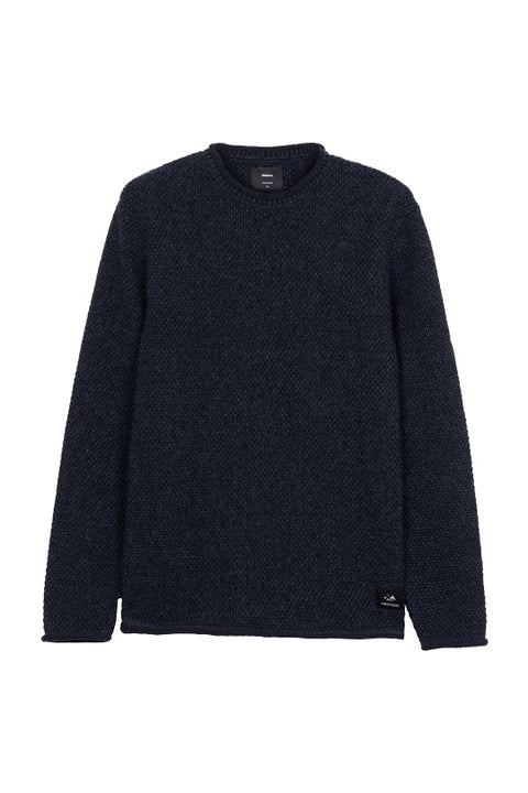 Finisterre Barents Jumper - Indigo- Front not on model