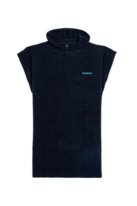 Finisterre Clearwater Robe - Navy- Front not on model
