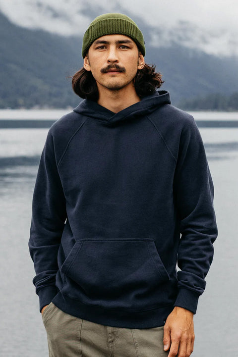 Finisterre Coho Hoodie - Navy- Front 2