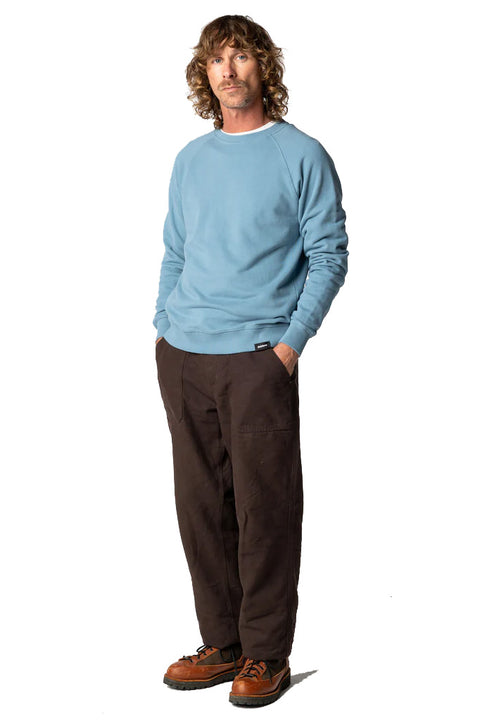 Finisterre Coho Sweatshirt - Bay Blue- Front