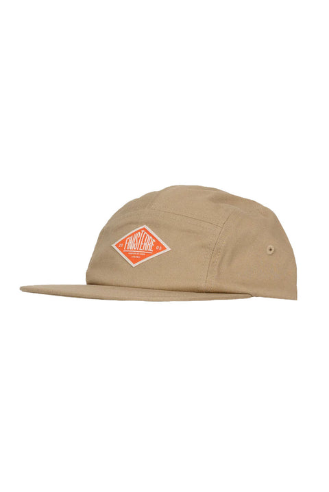 Finisterre Diamond Cotton Twill Camp Cap - Buckwheat- Front