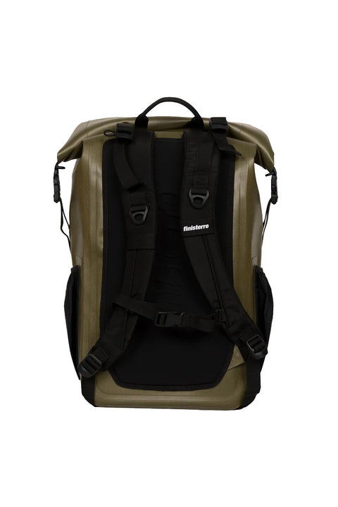 Finisterre Drift 30L Waterproof Roll Top Backpack - Olive- BAck