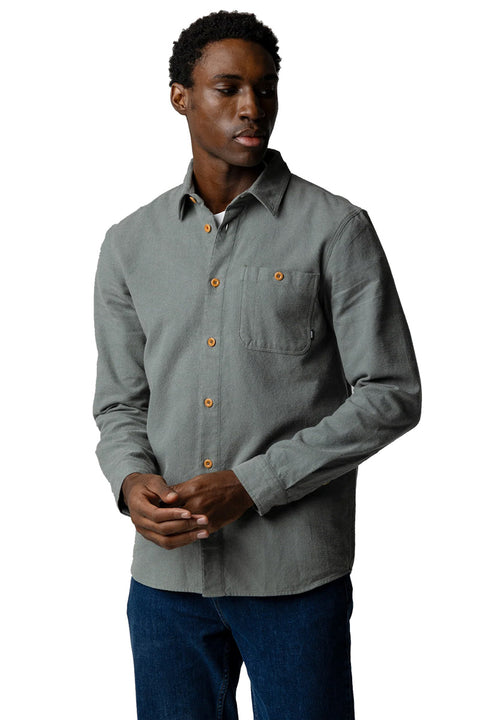 Finisterre Gylly Shirt - Deep Sea- Front