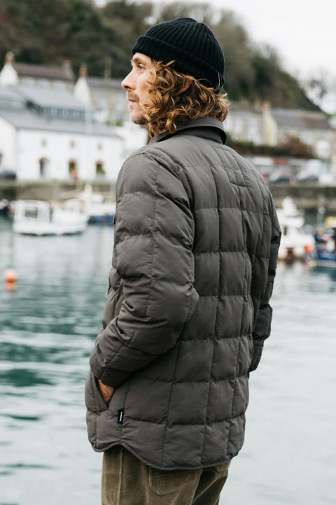 Finisterre Lapwing Shirt - Raven- Back