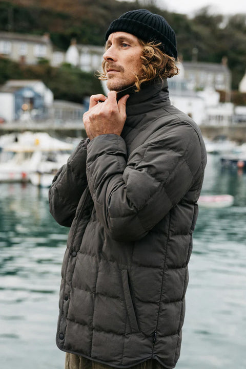 Finisterre Lapwing Shirt - Raven- Side