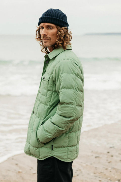 Finisterre Lapwing Shirt - Wild Sage - Side