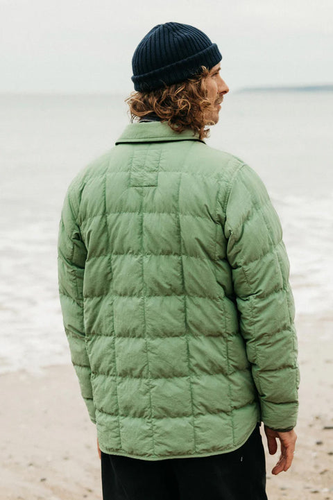 Finisterre Lapwing Shirt - Wild Sage - Back