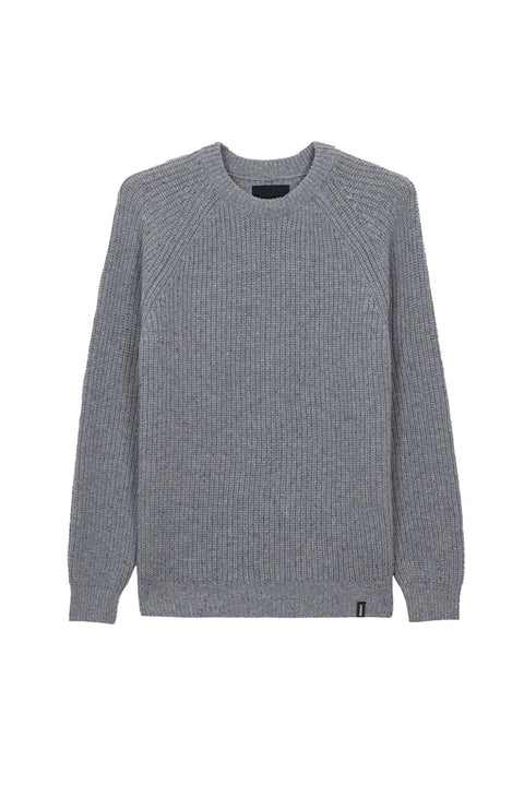 Finisterre Mora Knit Sweater - Grey / Blue - No model