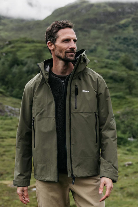 Finisterre Stormbird Jacket - Olive- Front
