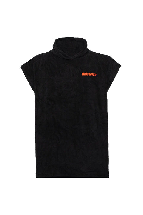 Finisterre Vean Changing Robe - Black- Front