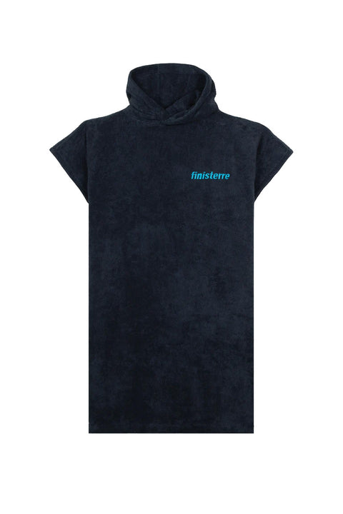 Finisterre Vean Changing Robe - Navy- Front