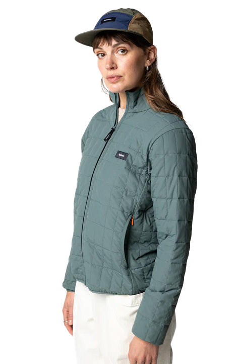 Finisterre Women's Firecrest Jacket - Deep Sea- side