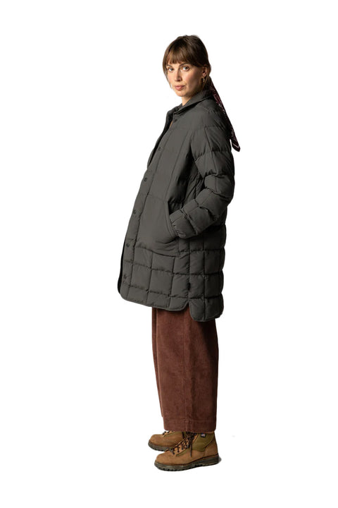 Finisterre Women's Lapwing Coat - Raven - Side