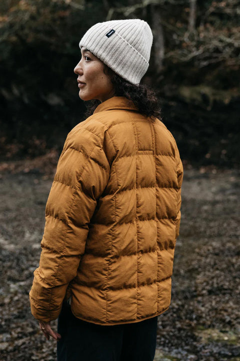 Finisterre Women's Lapwing Jacket - Dark Ochre - Back