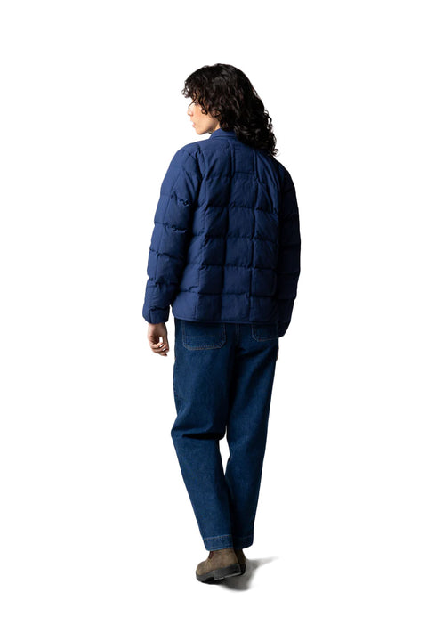 Finisterre Women's Lapwing Jacket - Deep Blue - No Background Back