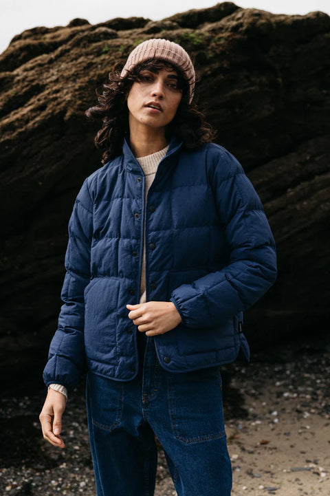 Finisterre Women's Lapwing Jacket - Deep Blue