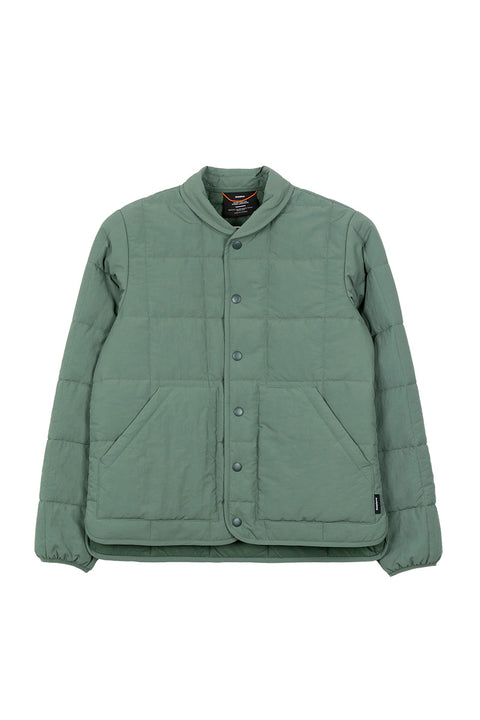 Finisterre Women's Lapwing Jacket - Sailboat Green- Front not on model