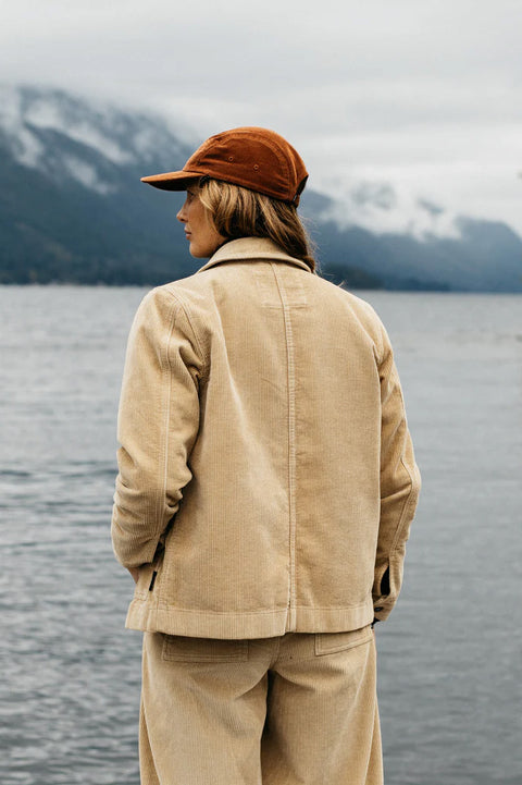 Finisterre Yarrel Cord Jacket - Flint - Back