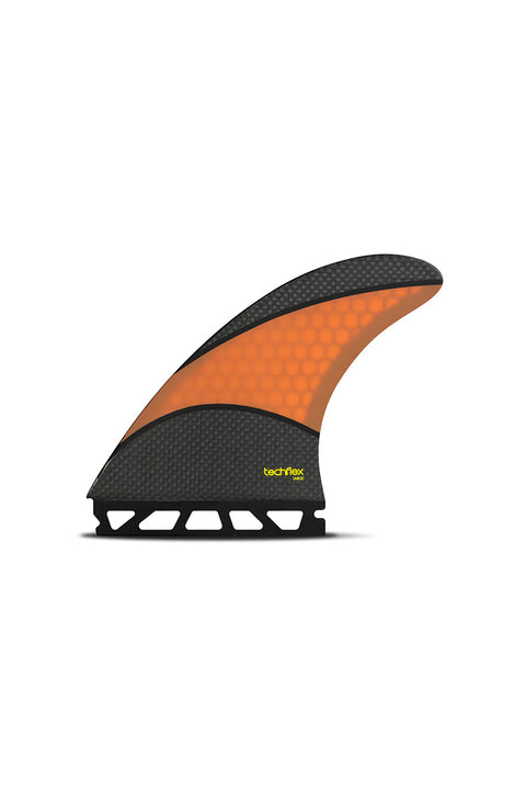 Futures Fins AM2 Techflex Thruster Fin Set - Black / Orange - Inside