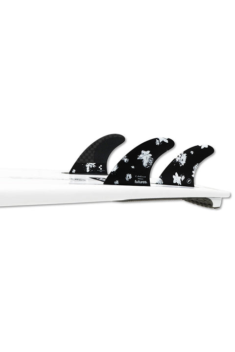 Futures Fins Ando Blackstix 3.0 Thruster Fin Set - On Board