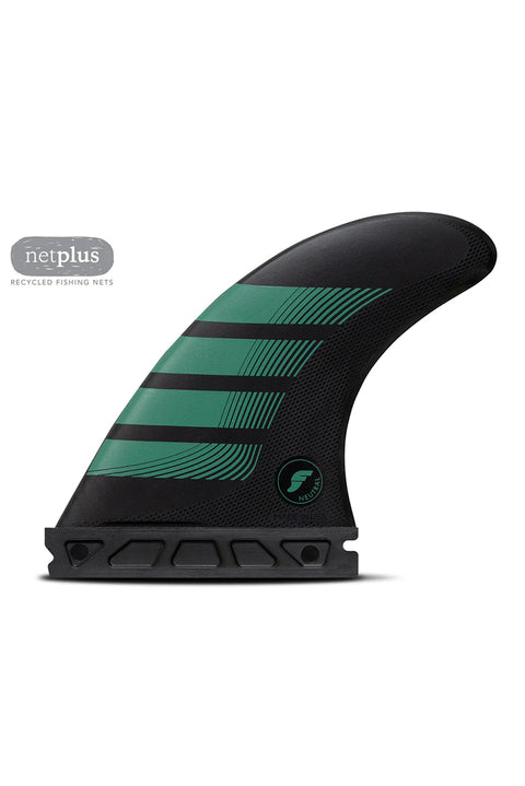 Futures Fins F6 Alpha Thruster Fin Set - Carbon / Teal