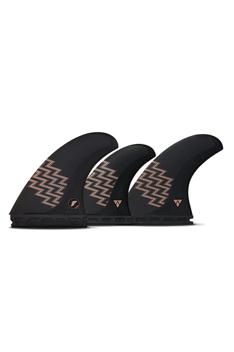 Futures Fins Gerry Lopez Alpha 5-Fin Set - Carbon / Sand