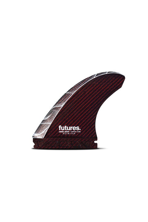 Futures Fins John John Florence Scimitar Vapor Core Thruster Fin Set - Red