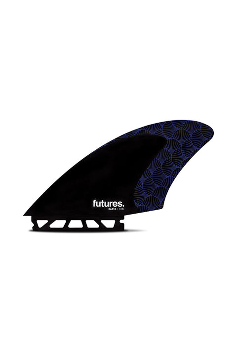 Futures Fins Rasta Keel - Black / Purple