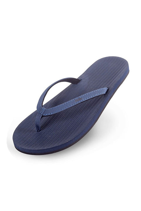Indosole Women's ESSNTLS Flip Flops - Shore Blue