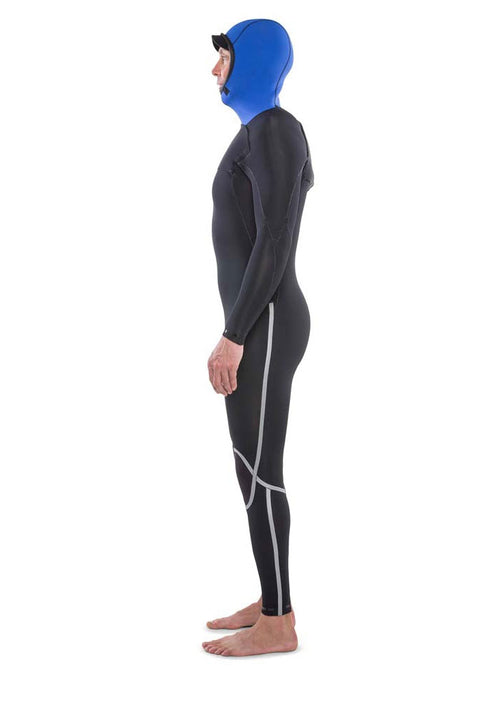 Isurus Shield 3.3 Hooded Zipfree Wetsuit - Inside Out Left Side