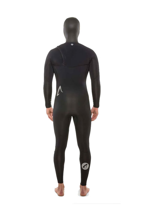 Isurus Shield 3.3 Hooded Zipfree Wetsuit - Back