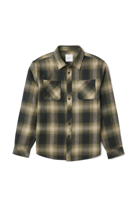 Katin Sierra Flannel - Dark Olive- Front