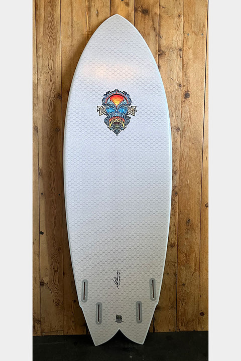 Lib Tech x Lost 5'9" RNF Retro Fish Surfboard - Bottom