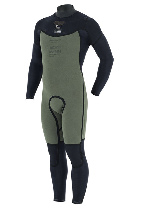 Manera ALT 4/3 Chest Zip Wetsuit - Inside