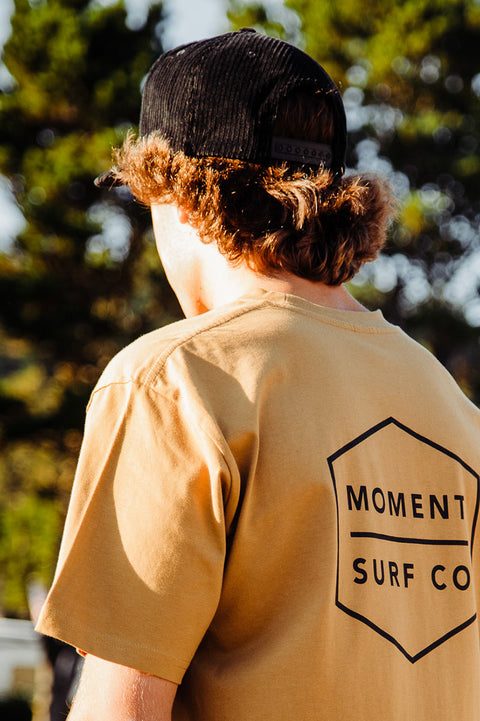 Moment Board Stack Corduroy Hat - Black - Back