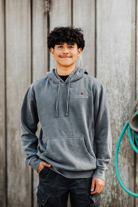 Moment Board Stack Pullover Hoodie - Pigment Black - Full