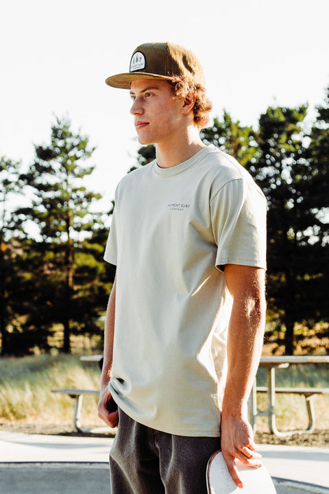 Moment Kelp Friends Corduroy Hat - Crocodile - On Model