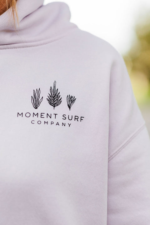 Moment Kelp Friends Hoodie - Orchid - Closeup Front